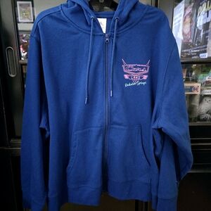 DisneyParks DCA Radiator Springs Car's Land Flo's V8 Cafe ZipUp Hoodie 3XL NWT